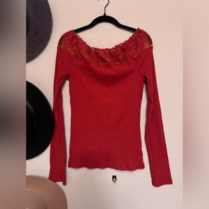 EUC free people off shoulder top• size M